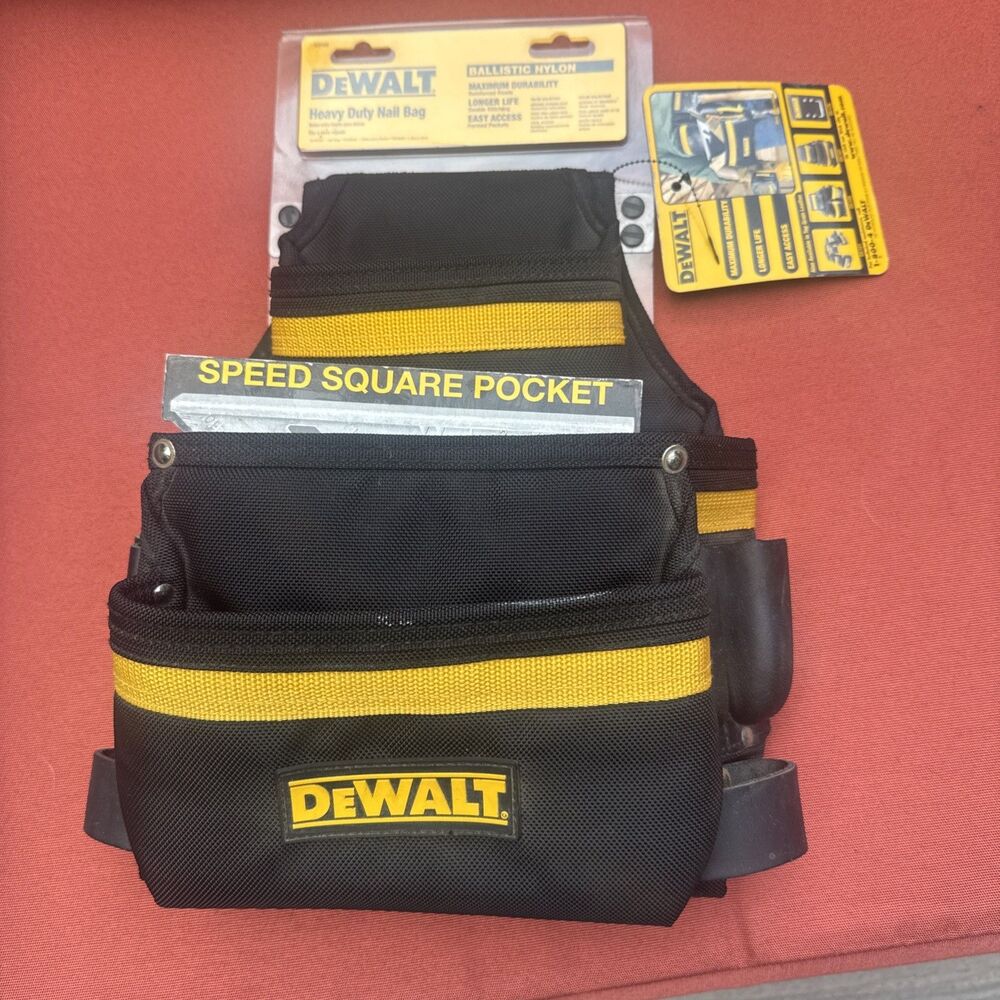 DEWALT Heavy Duty Nail Bag D5106 Ballistic Nylon